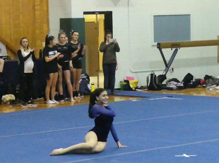 MHS Gymnastics Photo Gallery vs Essex Tech